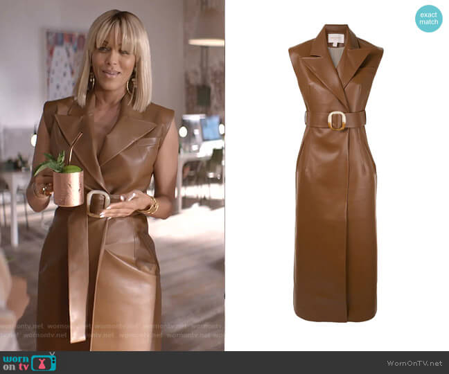 Materiel Belted Longline Vest worn by Giselle (Nicole Ari Parker) on Empire