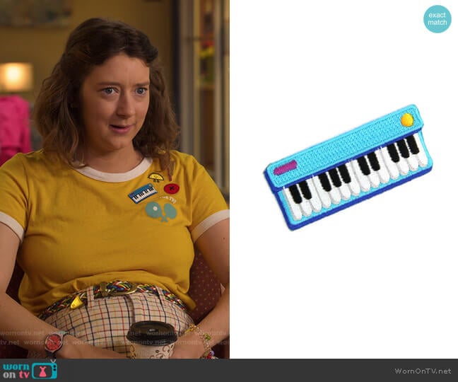Mokuyobi Keyboard Jam Patch worn by Nonnie Thompson (Kimmy Shields) on Insatiable