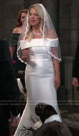 Nina’s wedding dress on General Hospital