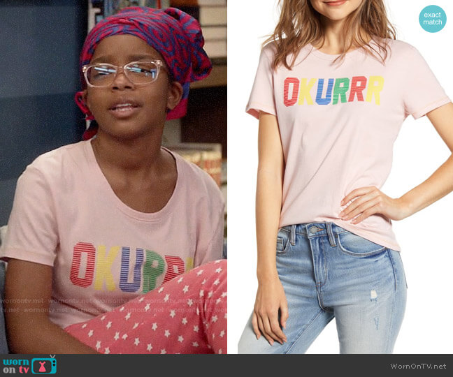 Prince Peter Okurrr Graphic Tee worn by Diane Johnson (Marsai Martin) on Black-ish