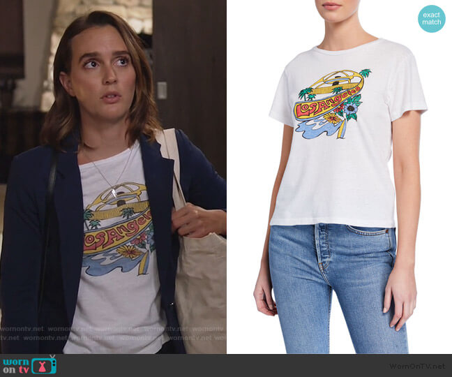 Re/Done LAX Classic Tee worn by Angie (Leighton Meester) on Single Parents