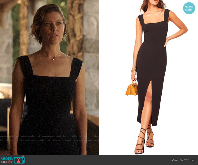 Reformation Graciella Dress worn by Lyla Michaels (Audrey Marie Anderson) on Arrow