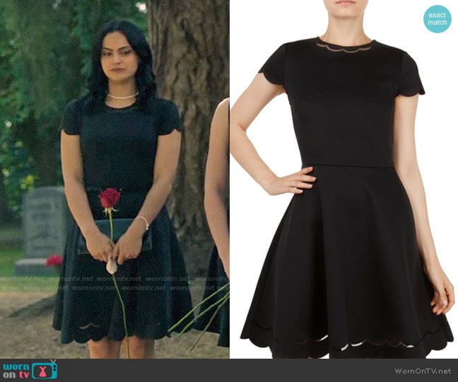 Ted Baker Marlena Dress worn by Veronica Lodge (Camila Mendes) on Riverdale