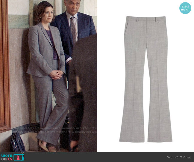 Theory Demitria Pants worn by Sydney Strait (Caitlin McGee) on Bluff City Law