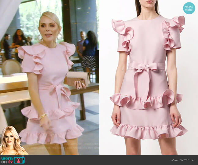 Valentino Tiered Ruffle Dress worn by Kameron Westcott on The Real Housewives of Dallas