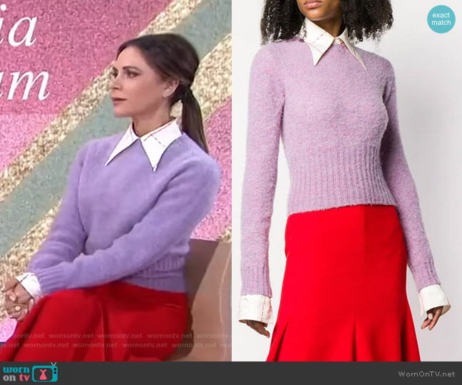 Victoria Beckham Crew Neck Jumper
