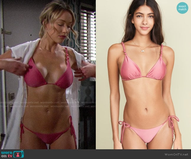 Vix Shaye Bikini Top worn by Flo Fulton (Katrina Bowden) on The Bold and the Beautiful