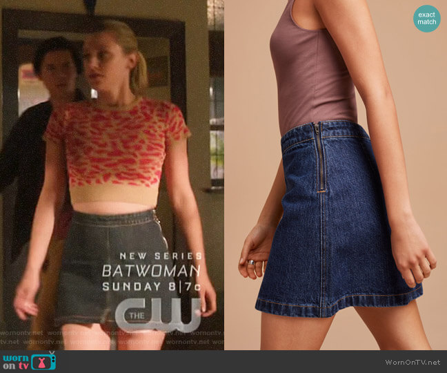 Wilfred Free Donyale Skirt worn by Betty Cooper (Lili Reinhart) on Riverdale