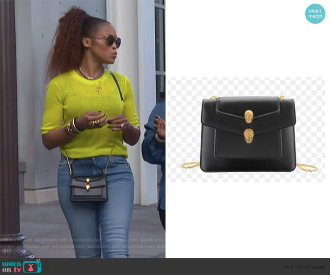 Alexander Wang X Bvlgari Crossbody Bag worn by Eve on The Talk