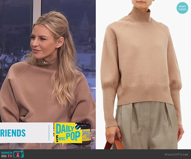 Acne Studios Kelenor Sweater worn by Morgan Stewart on E! News