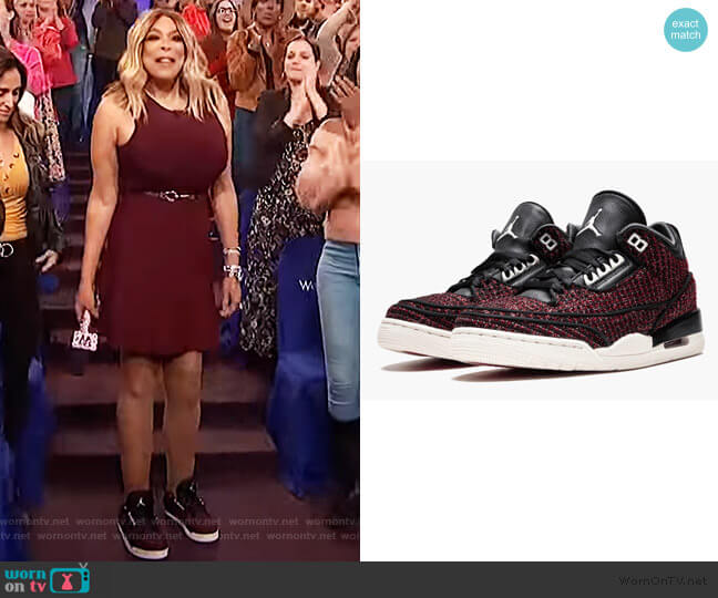 Air Jordan Anna Wintour - Vogue Sneakers worn by Wendy Williams on The Wendy Williams Show