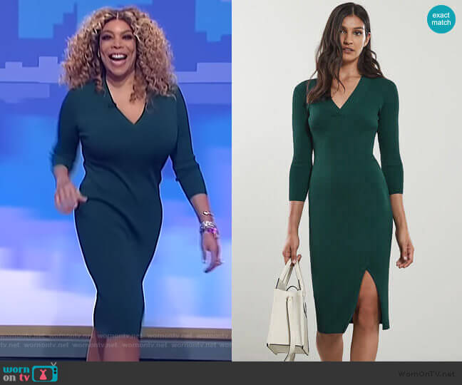 Reiss Aletti Dress worn by Wendy Williams on The Wendy Williams Show