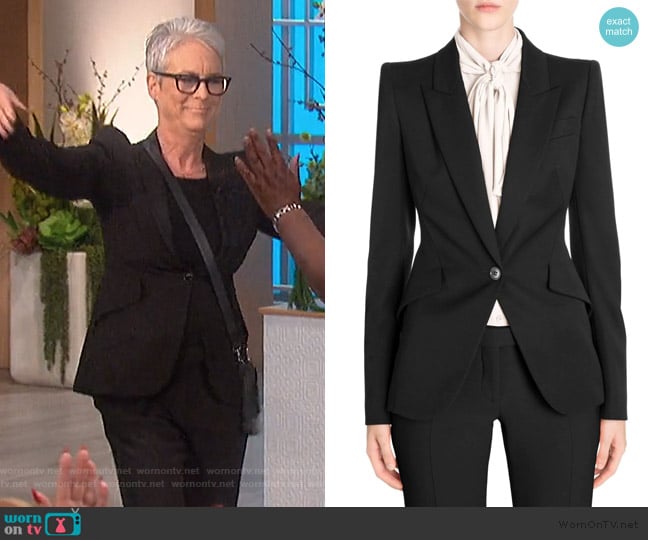 Alexander McQueen Peak Shoulder Blazer