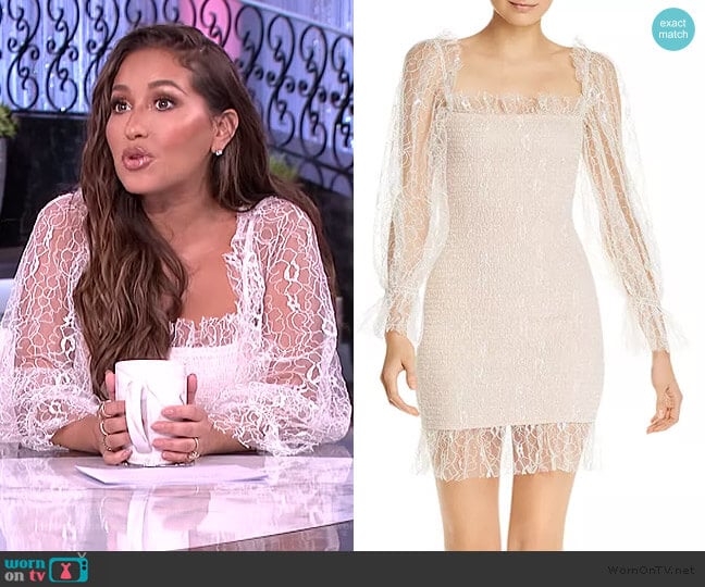 Alice McCall After Dark Mini Dress worn by Adrienne Houghton on The Real
