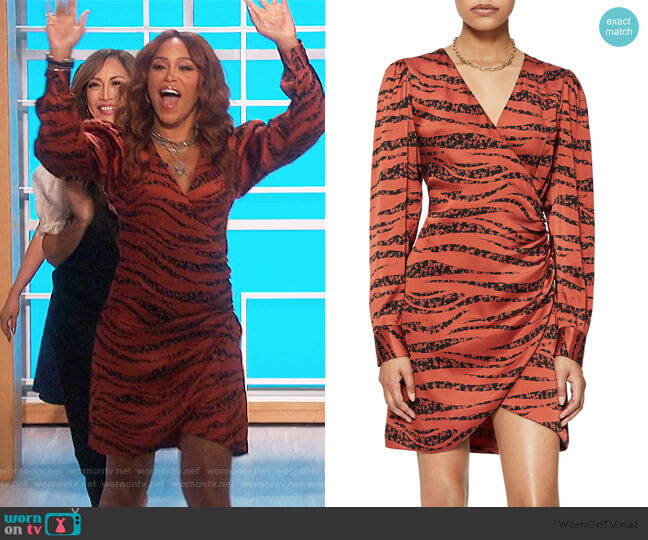Anine Bing Penelope Dress worn by Eve on The Talk