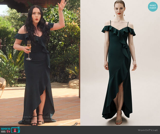 BHLDN Lafayette Dress worn by Jules Wiley (Kat Dennings) on Dollface