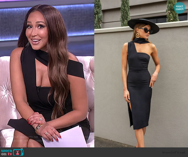 Bianca and Bridgett Sasha Dress worn by Adrienne Houghton on The Real