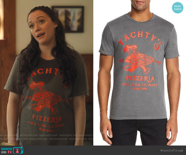 Bravado Lil Yachty Pizzeria Graphic Tee worn by Jules Wiley (Kat Dennings) on Dollface