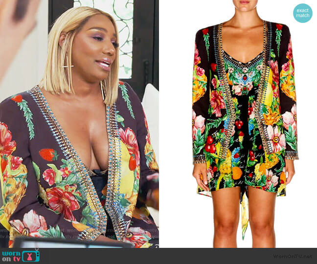 Camilla Jacket with tie Back Call me Carmen worn by Nene Leakes on The Real Housewives of Atlanta