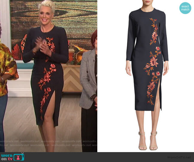 Cinq a Sept Lexi Embroidered Floral Cocktail Dress