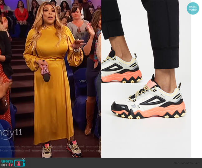 Fila Oakmont TR Sneakers worn by Wendy Williams on The Wendy Williams Show