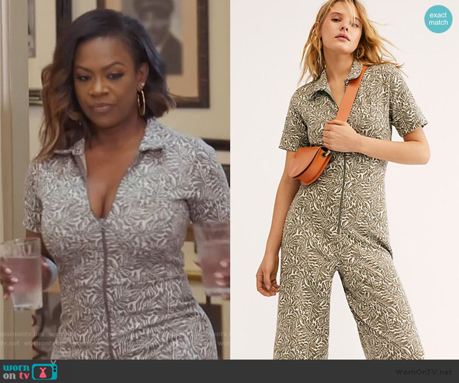 Free People Ellie Jumpsuit worn by Kandi Burruss on The Real Housewives of Atlanta