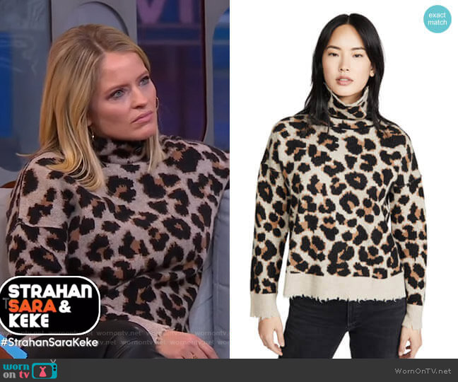 Zadig & Voltaire Gillian C Leo Cashmere Sweater worn by Sara Haines on Good Morning America