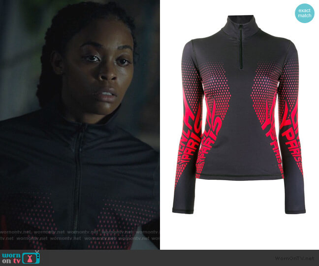 Givenchy Zipped Sweatshirt worn by Anissa Pierce (Nafessa Williams) on Black Lightning