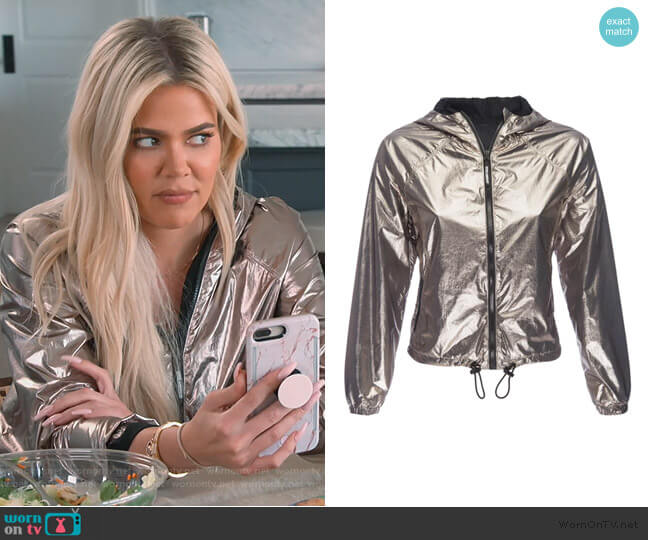 Good American The medal-winning running jacket worn by Kourtney Kardashian on Keeping Up with the Kardashians