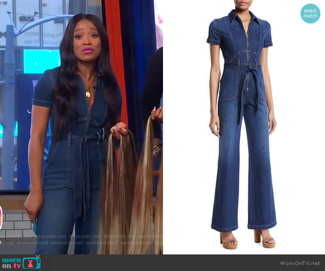 Alice + Olivia Gorgeous Jumpsuit worn by Keke Palmer on Good Morning America