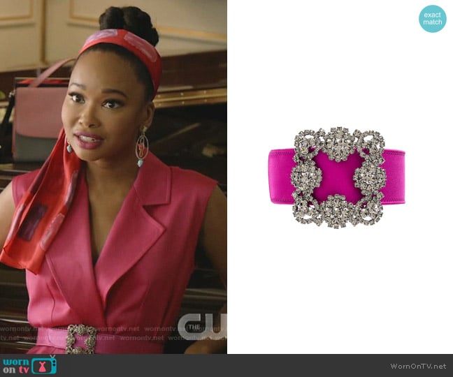 Manolo Blahnik Hangisi Belt worn by Monica Colby (Wakeema Hollis) on Dynasty