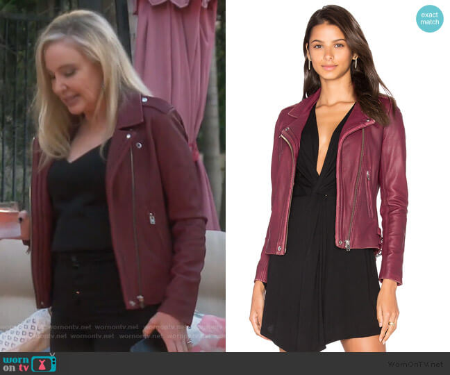 IRO Han Jacket worn by Shannon Beador on The Real Housewives of Orange County