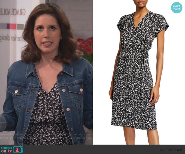 Joie Bethwyn Ditsy Floral Wrap Dress