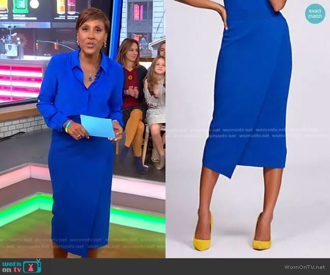 New York & Company Knit Pencil Skirt - Gabrielle Union Collection worn by Robin Roberts on Good Morning America