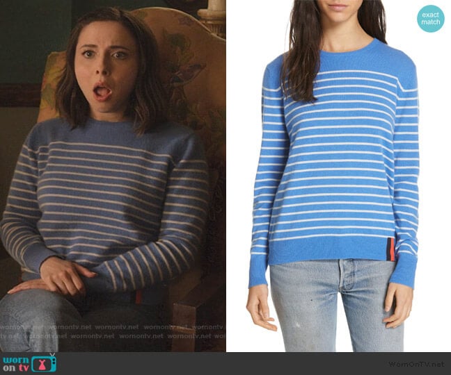 Kule The Sophie Cashmere Sweater worn by Izzy Levine (Esther Povitsky) on Dollface