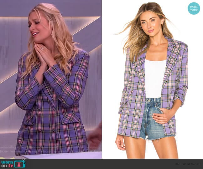 Majorelle Rhea Blazer worn by Kelly Clarkson on The Kelly Clarkson Show
