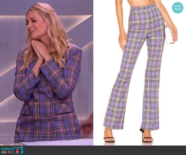 Majorelle Serrano Pants worn by Kelly Clarkson on The Kelly Clarkson Show