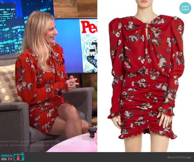 Magda Butrym Barletta Dress worn by Morgan Stewart on E! News