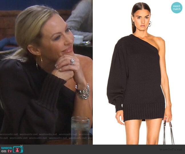 Marissa Webb Laurette Sweater Dress worn by Braunwyn Windham-Burke on The Real Housewives of Orange County