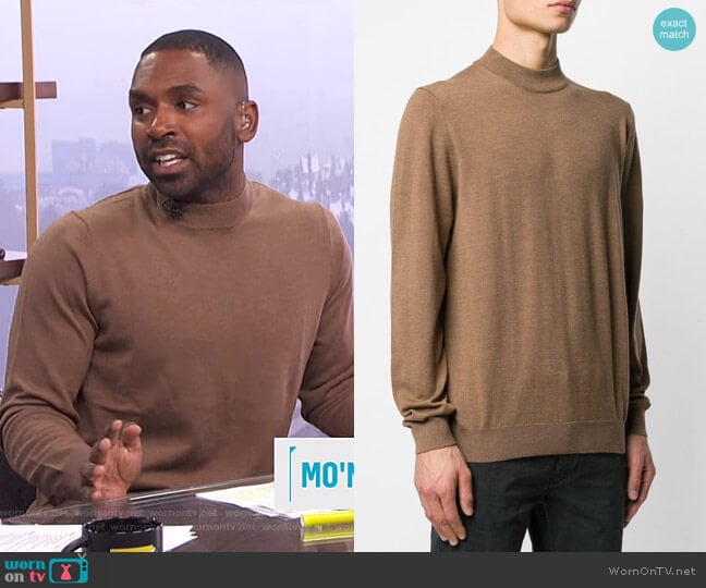 NN07 Martin Knit Jumper worn by Justin Sylvester on E! News