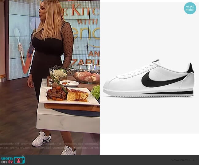 Nike Classic Cortez Sneaker worn by Wendy Williams on The Wendy Williams Show