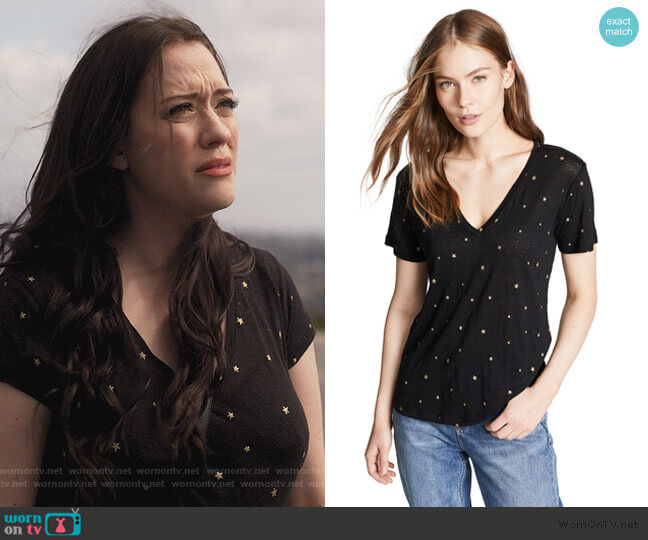Rails Cara Tee worn by Jules Wiley (Kat Dennings) on Dollface