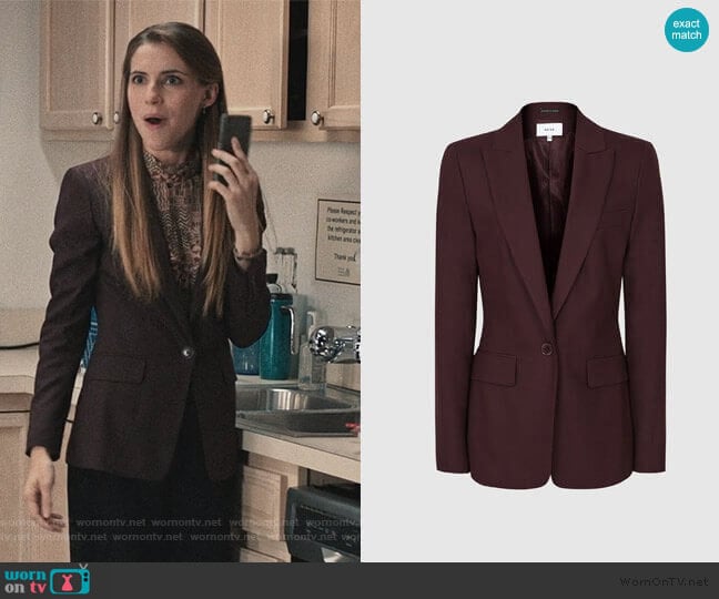 Reiss Lissia Jacket worn by Stephanie 'Stevie' McCord (Wallis Currie-Wood) on Madam Secretary