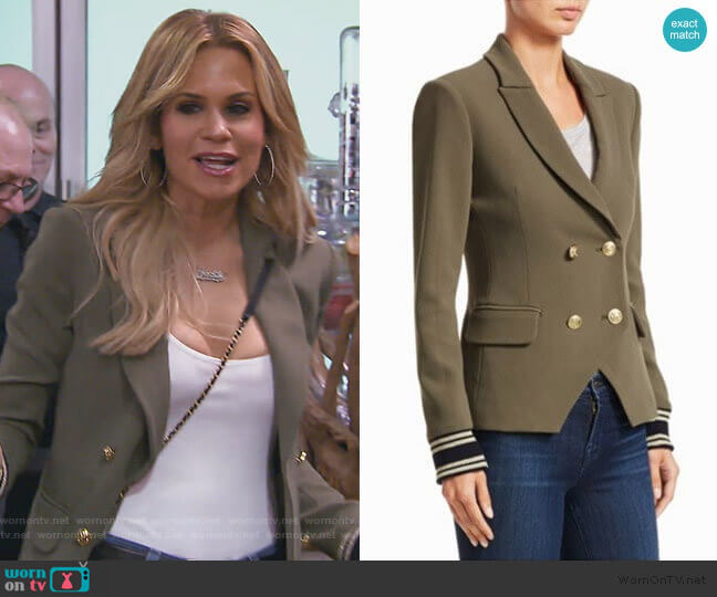 Scripted Double Breasted Blazer worn by Jackie Goldschneider on The Real Housewives of New Jersey