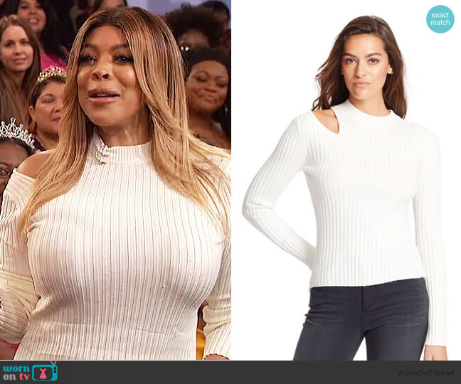 Skinny Girl Robyn Cutout Sweater worn by Wendy Williams on The Wendy Williams Show