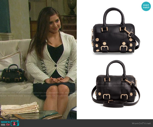 Topshop Bianca Studded Bag worn by Ciara Brady (Victoria Konefal) on Days of our Lives