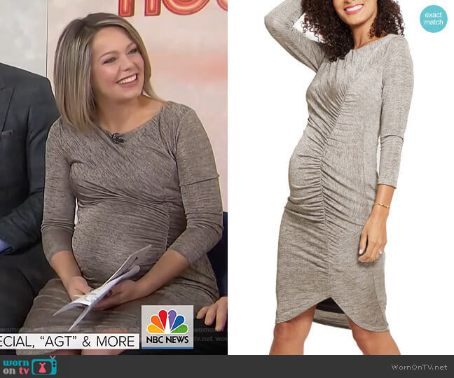 Ingrid & Isabel Tulip Hem Maternity Dress worn by Dylan Dreyer on Today