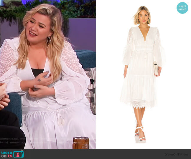 Ulla Johnson Sheila Dress worn by Kelly Clarkson on The Kelly Clarkson Show