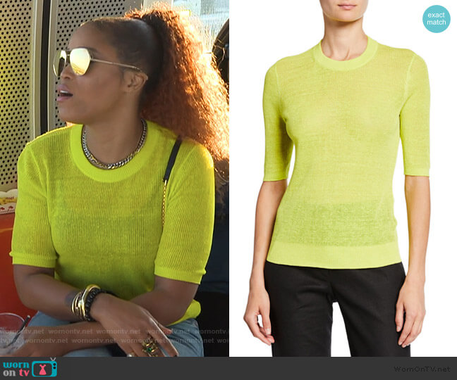 Veronica Beard Dean Sweater worn by Eve on The Talk