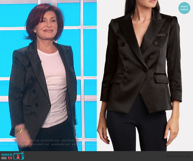 Veronica Beard Dickey Double Breasted Blazer worn by Sharon Osbourne on The Talk